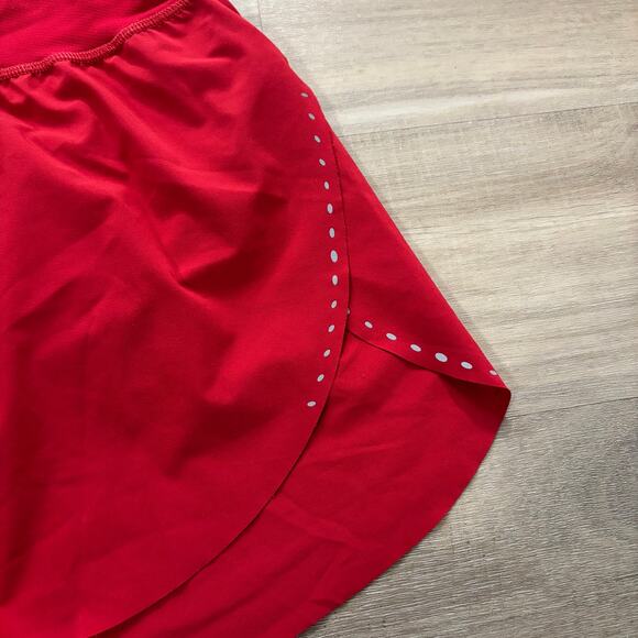 Lululemon Fast and Free Reflective Short Dark Red Women Size 8 - Picture 2 of 4
